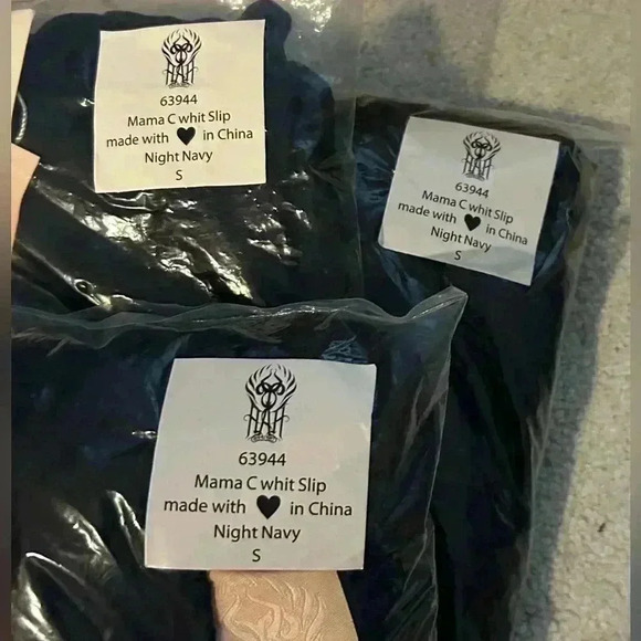 NWT! Free People X We Are HAH Mama C Whit Slip Dress Navy - Picture 4 of 11